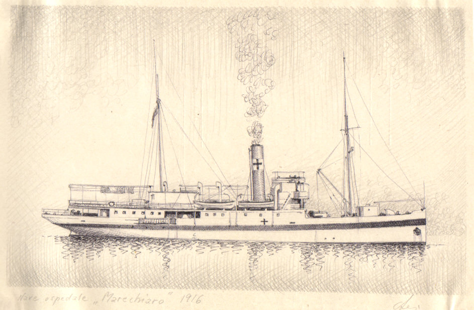 1916 - Nave ospedale 'Marechiaro'